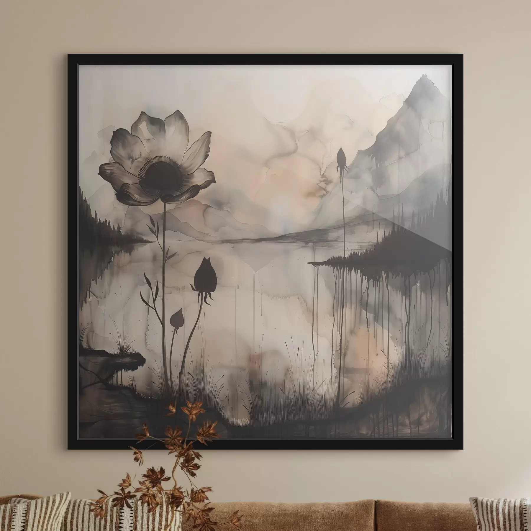 Fototapeedid Lille ja järve kujutis f38161