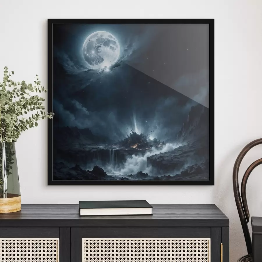 Fototapeedid Salapärane plahvatus täiskuu all f38663