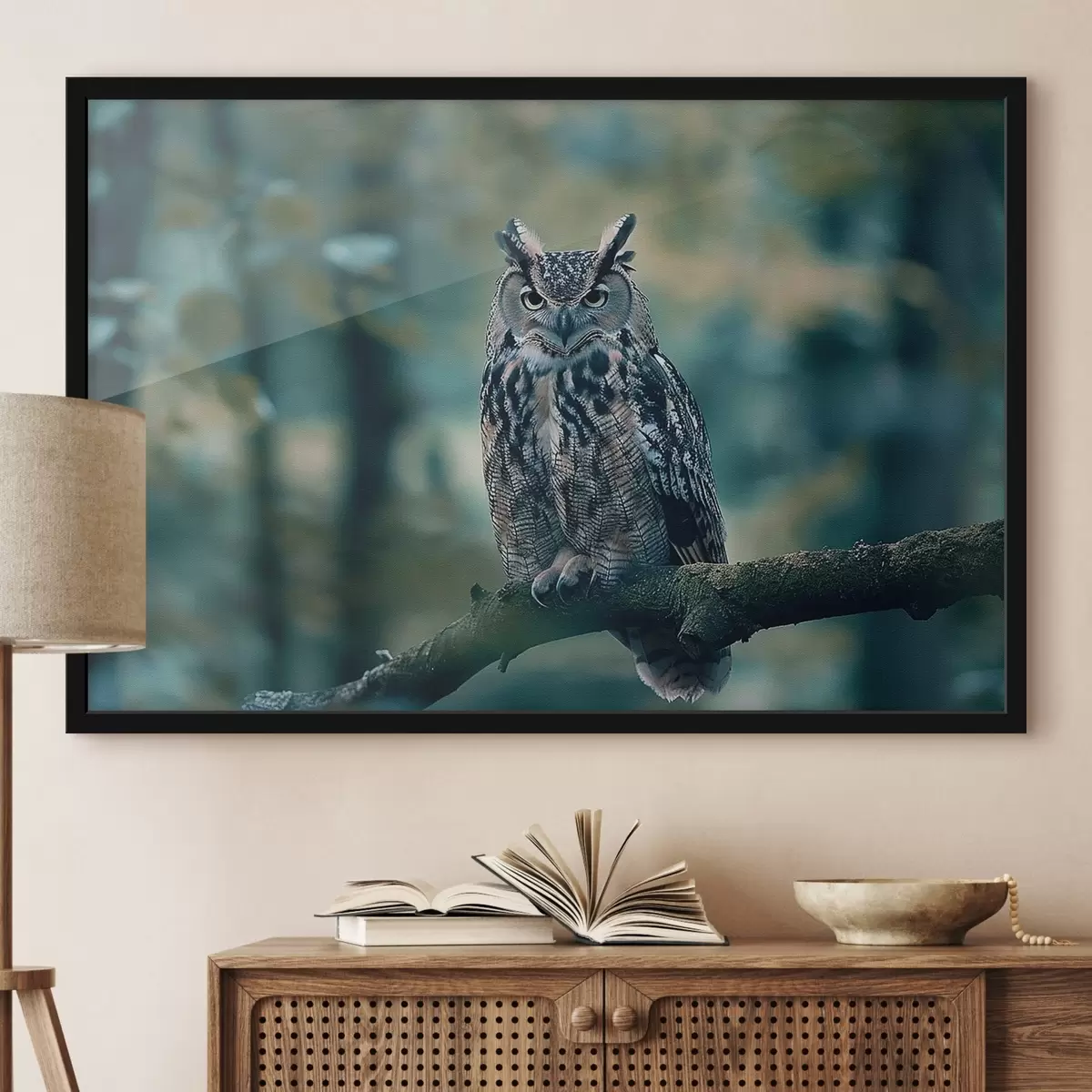 Plakat Oksal istuv öökull f38249