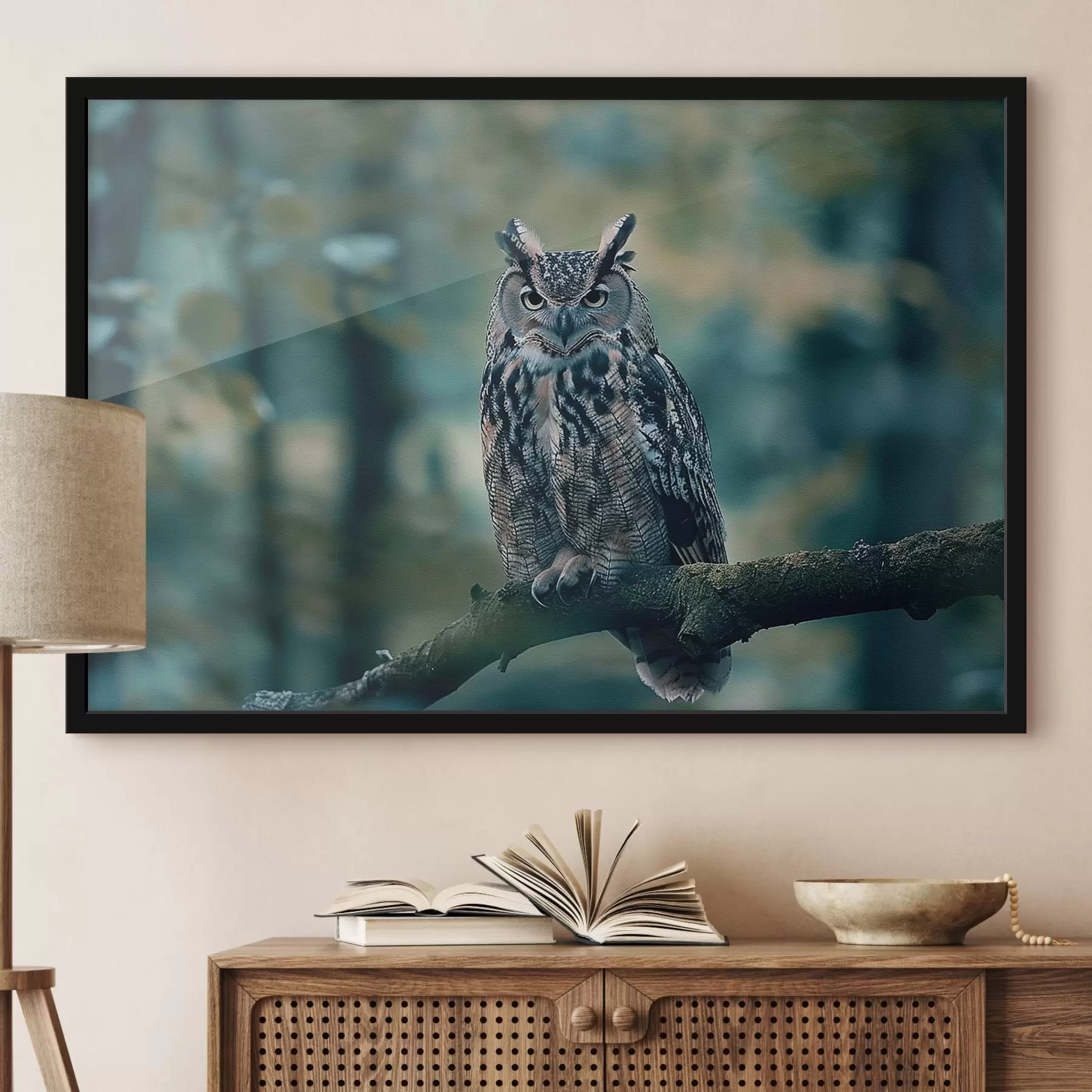 Fototapeedid Oksal istuv öökull f38249