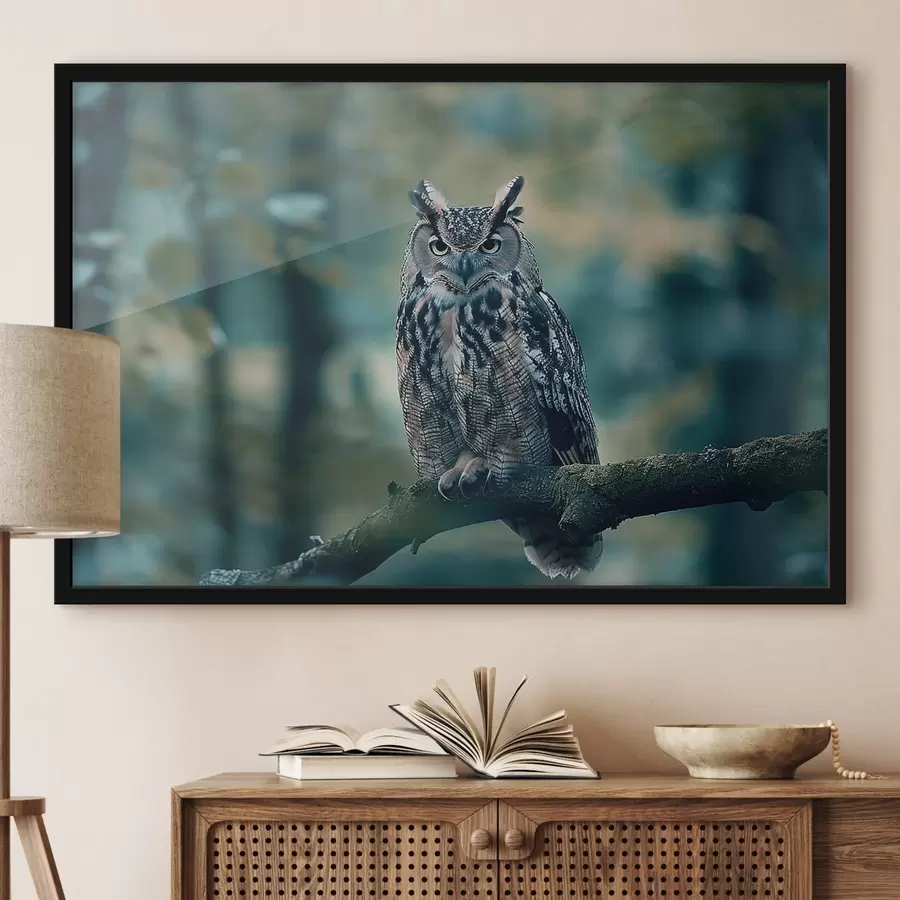 Fototapeedid Oksal istuv öökull f38249