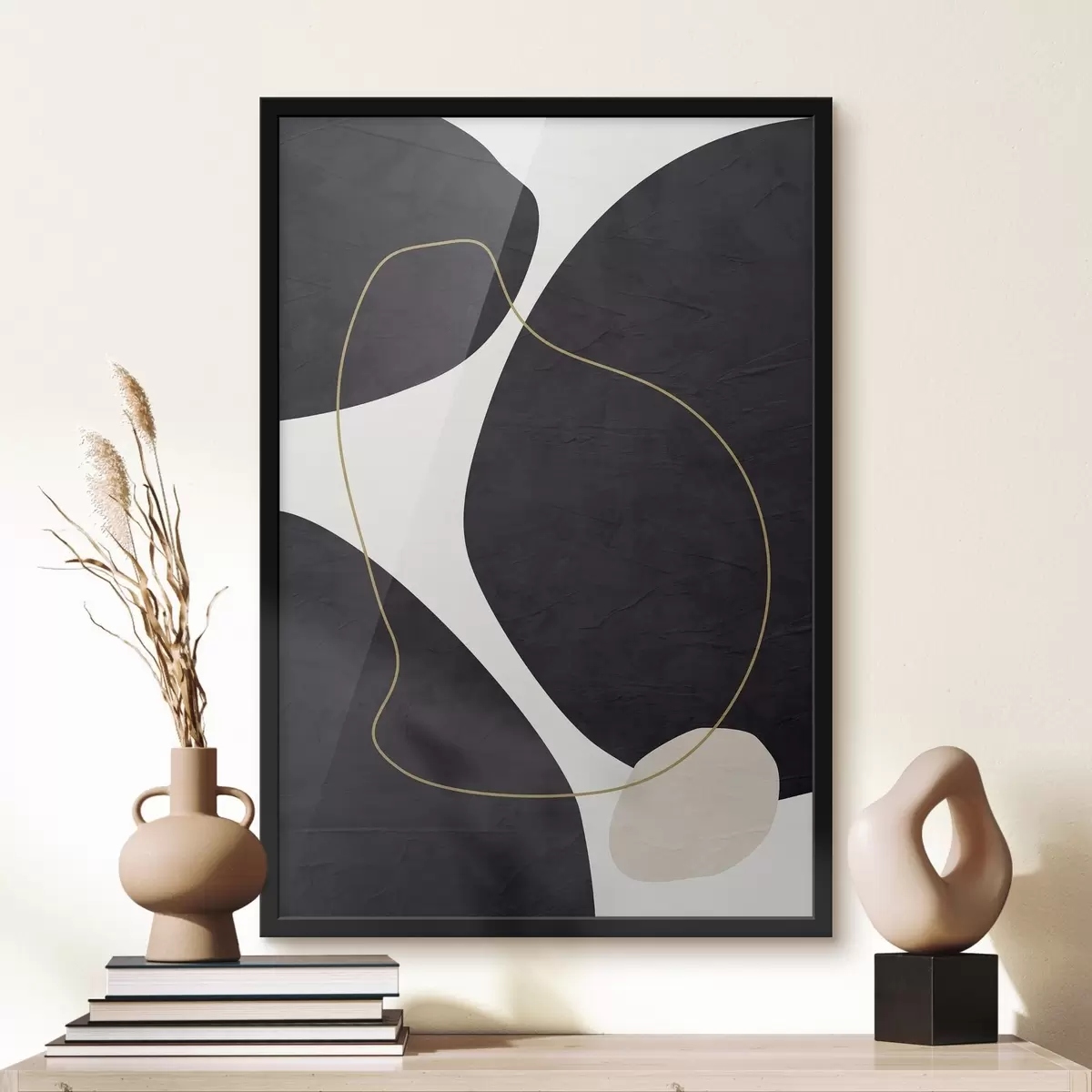 Plakat Elegantsed keerised ühevärvilises harmoonias f36036