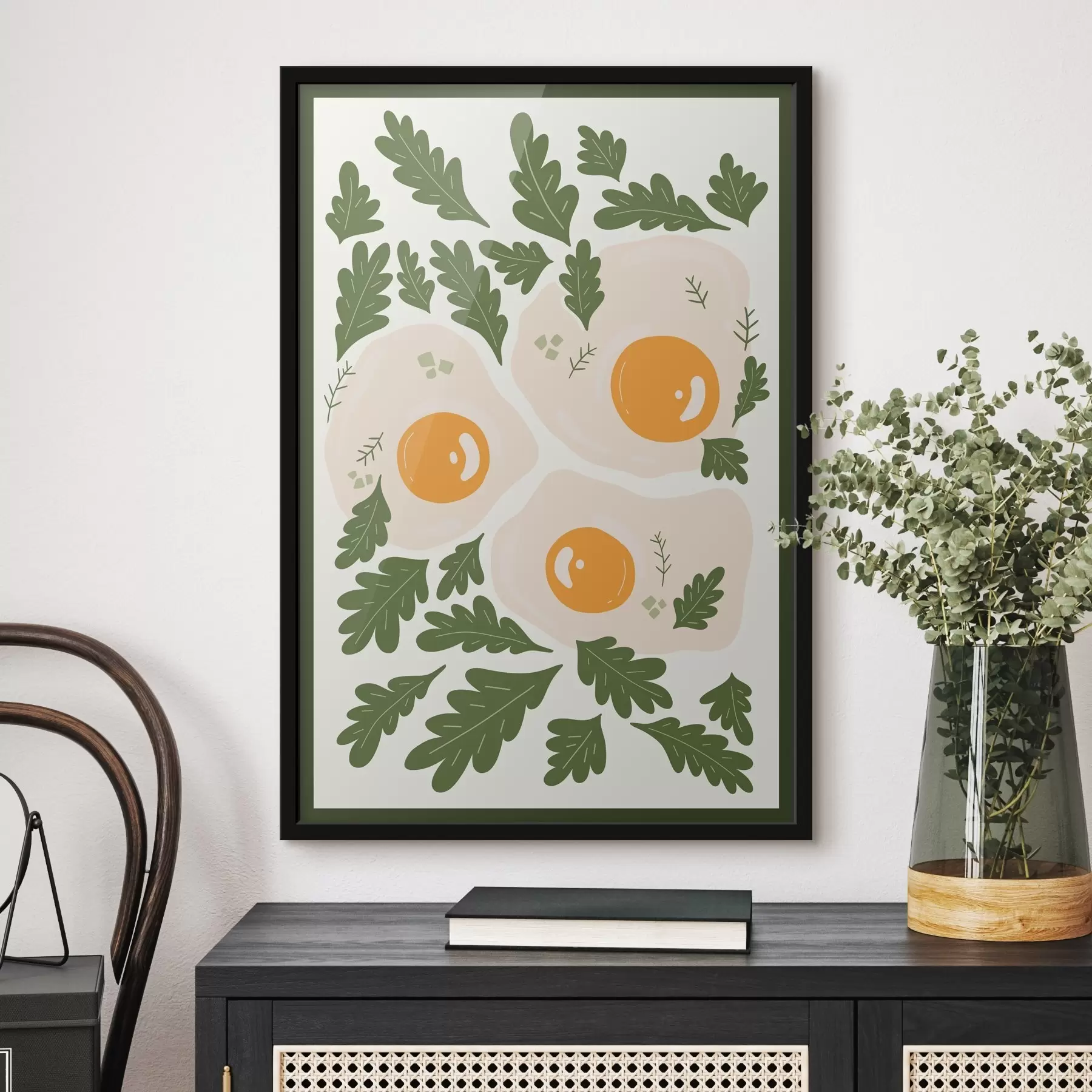 Fototapeedid Munade ja lehtede kujutis f36860