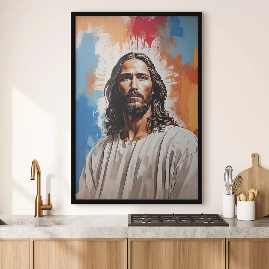 Fototapeedid Pikkade juustega mehe pilt f38589