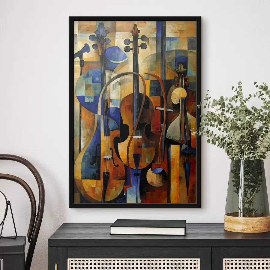 Fototapeedid Värvilised keeled harmoonilises embuses f38880