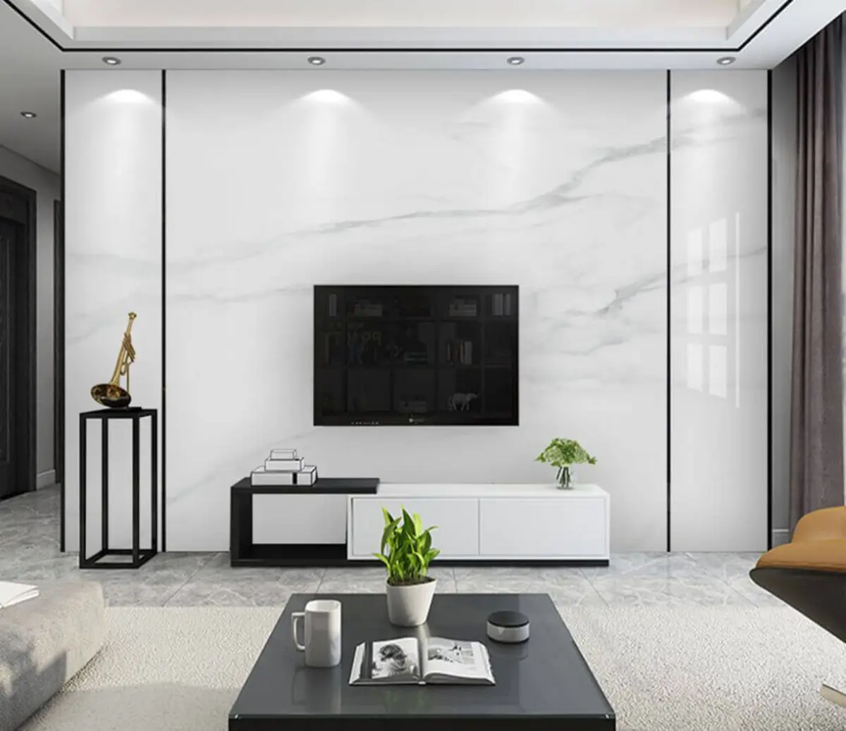 Fototapeedid Valge marmor u45596