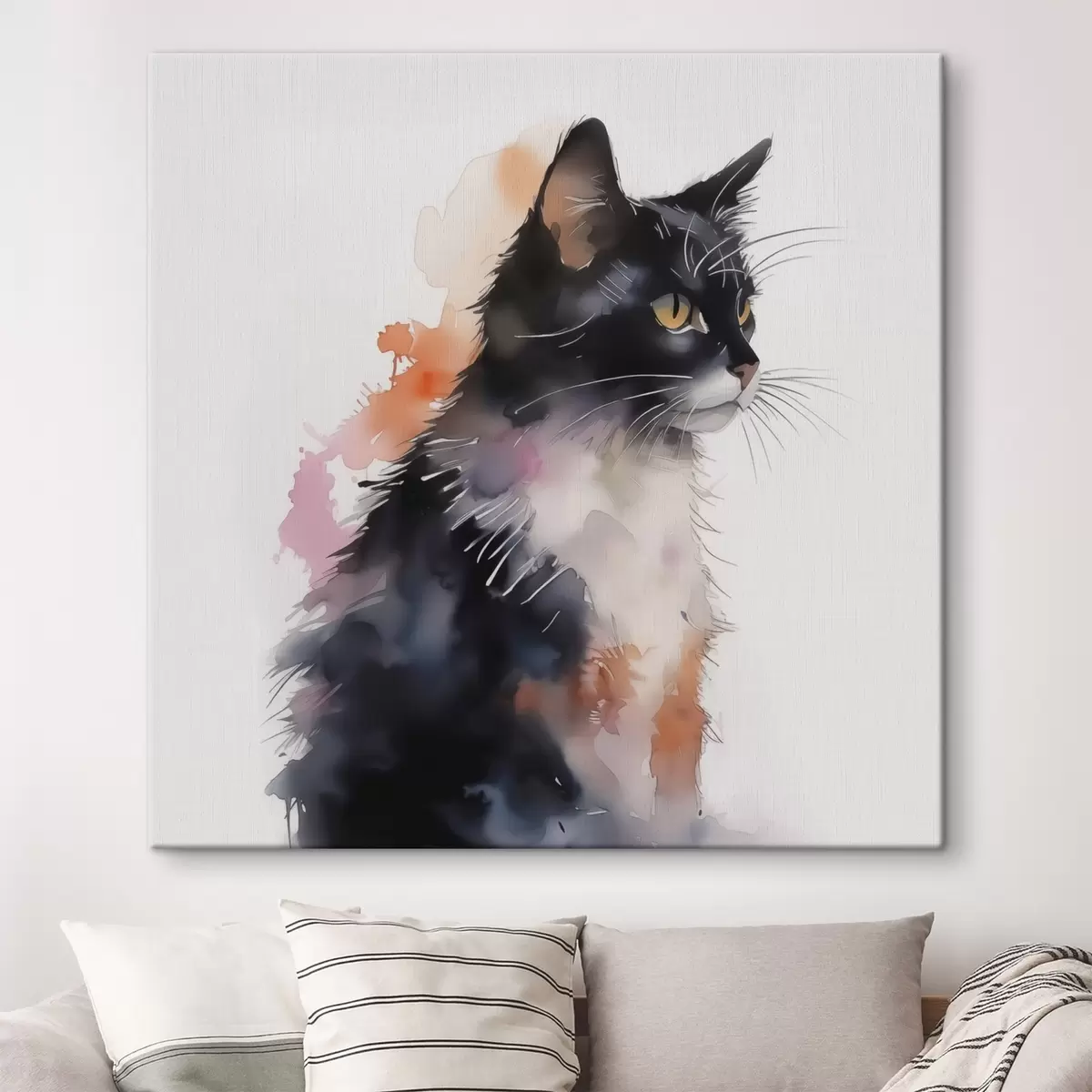 Pilt Kasside imitatsioon akvarell s42121