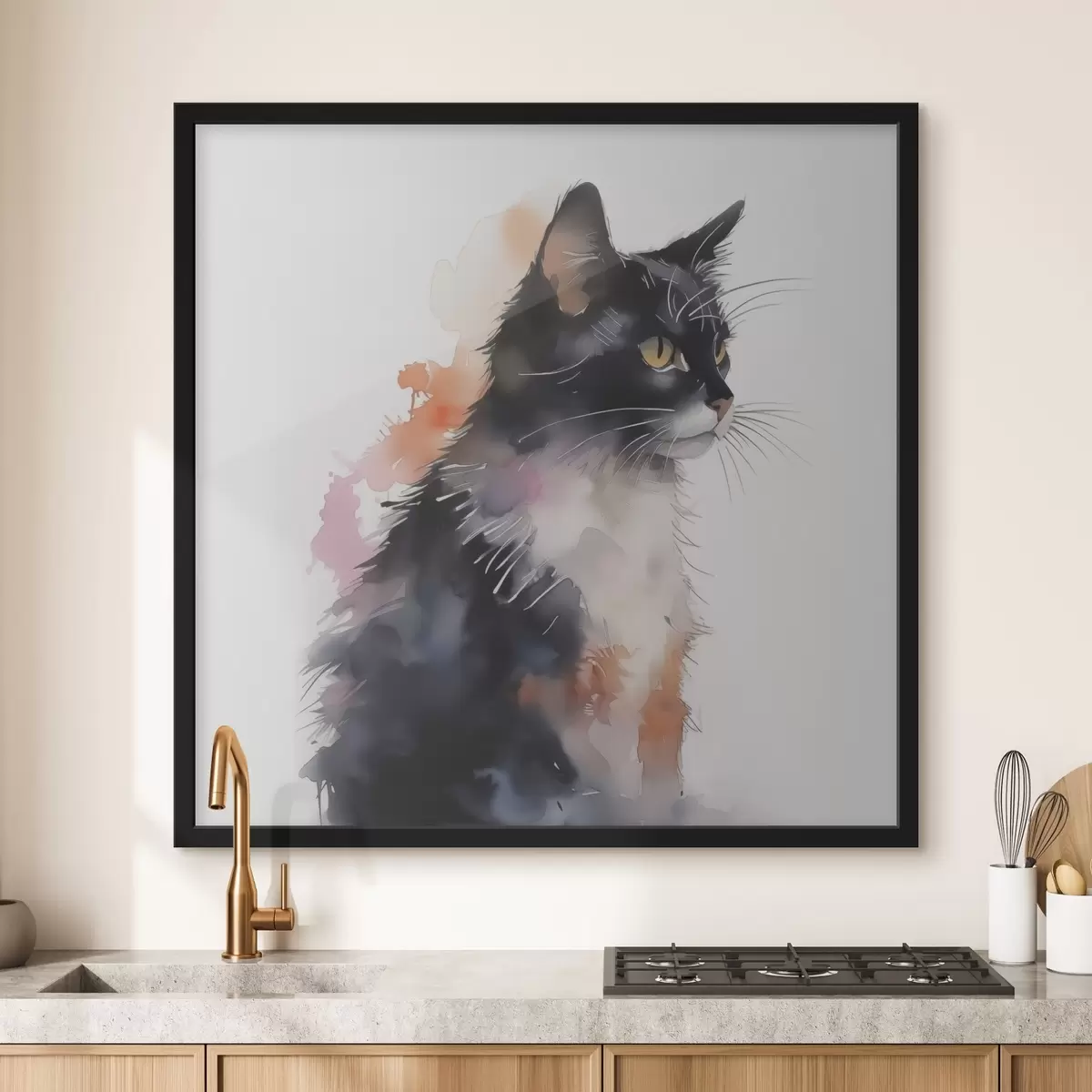 Plakat Kasside imitatsioon akvarell f42121