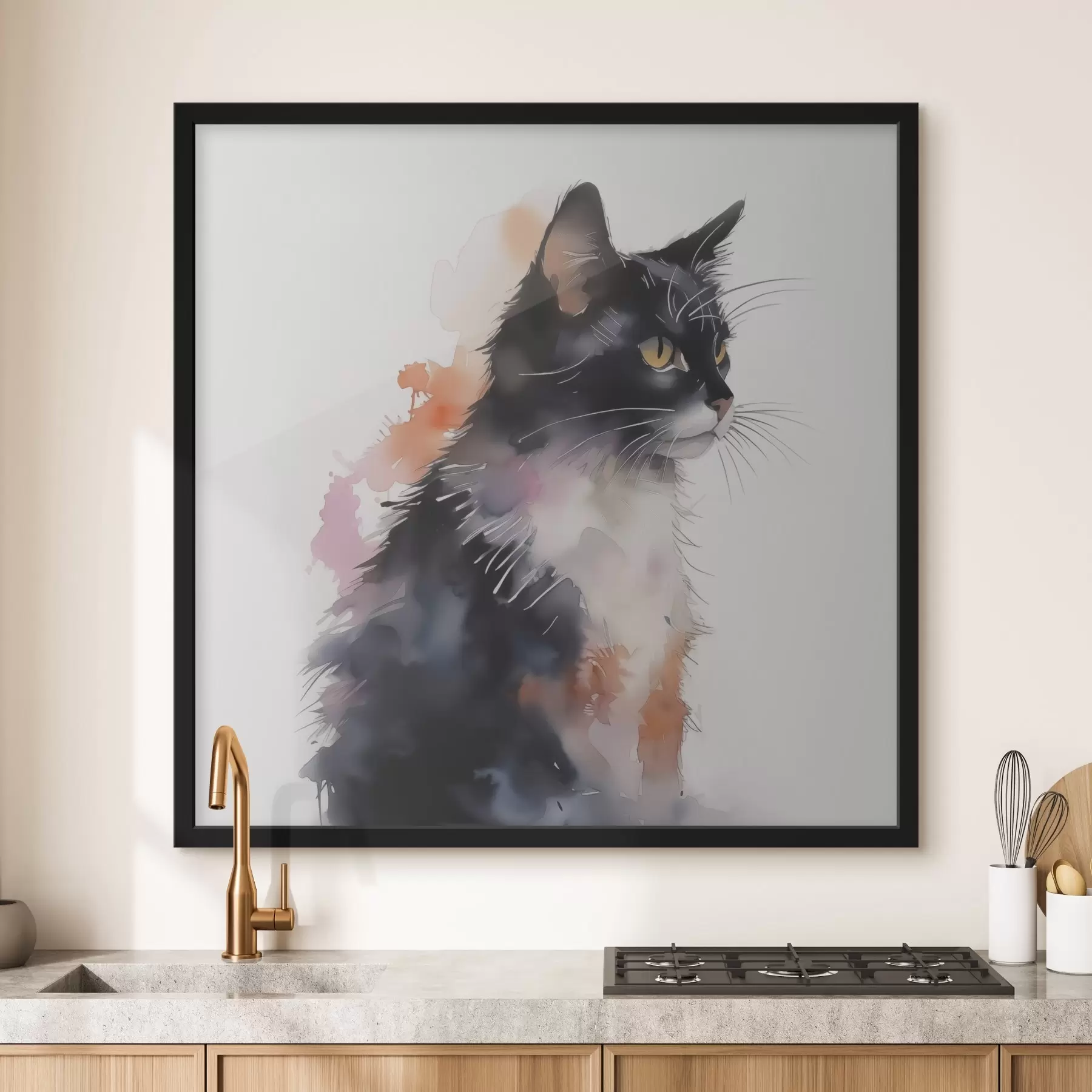 Fototapeedid Kasside imitatsioon akvarell f42121