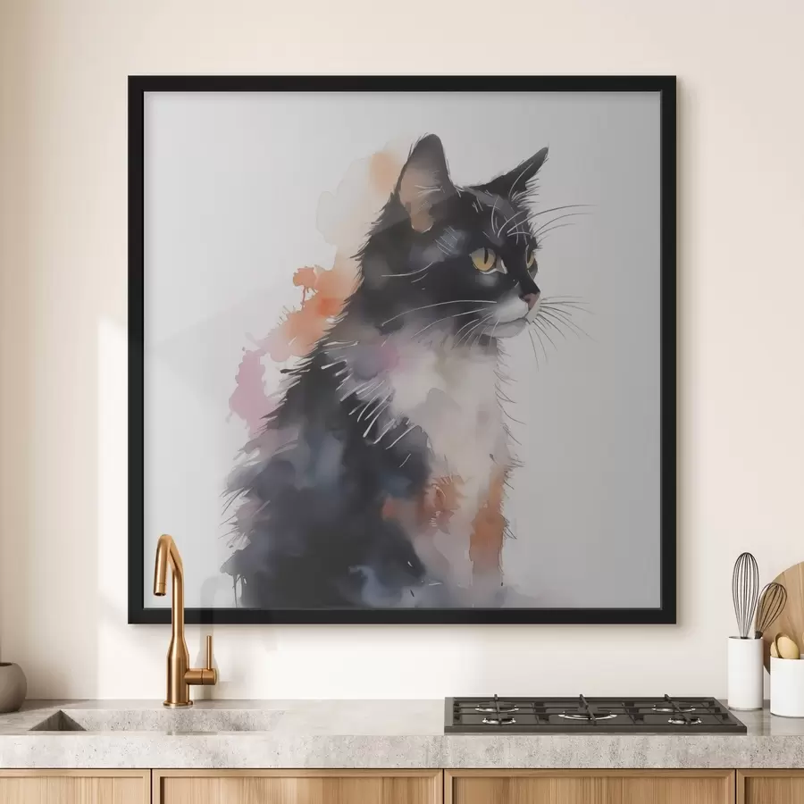 Fototapeedid Kasside imitatsioon akvarell f42121