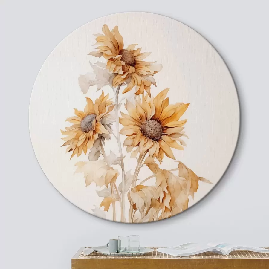 Pilt Päikeselillede imitatsioon akvarell r42127