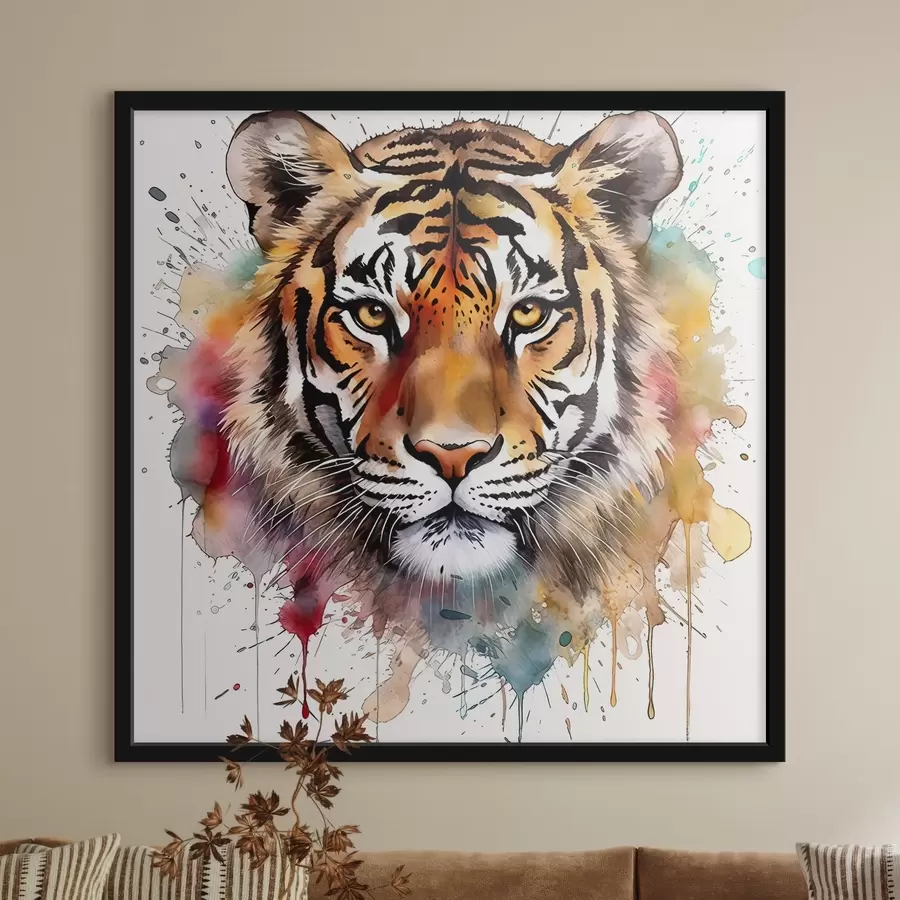 Fototapeedid Tiiger akvarellstiilis f32335