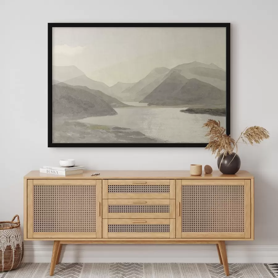 Fototapeedid Järv mägedes f32629