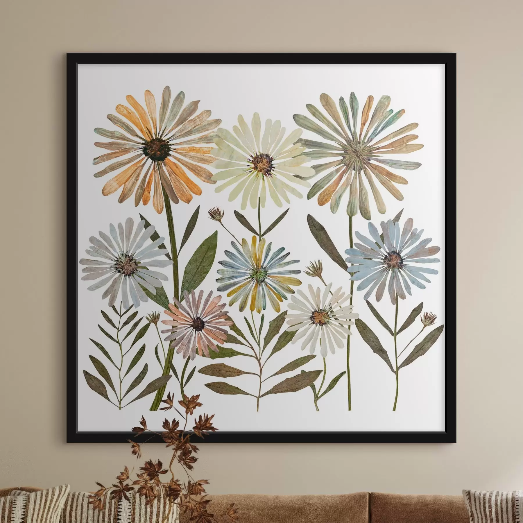 Fototapeedid värvilised päevaküünlad f34120