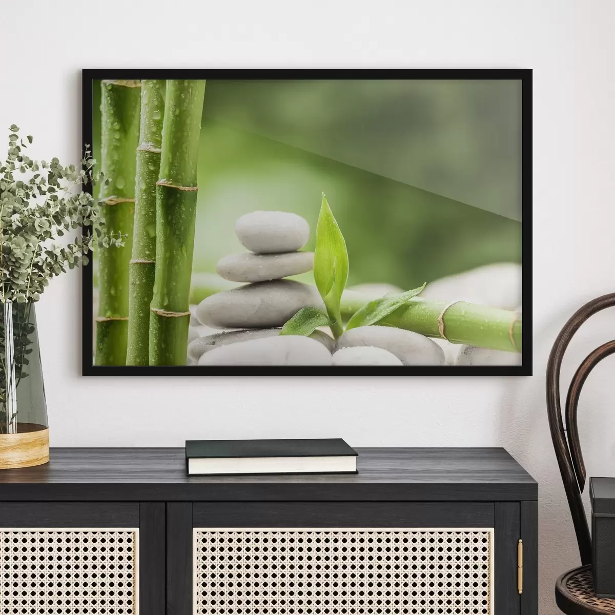 Plakat roheline bambus f34933