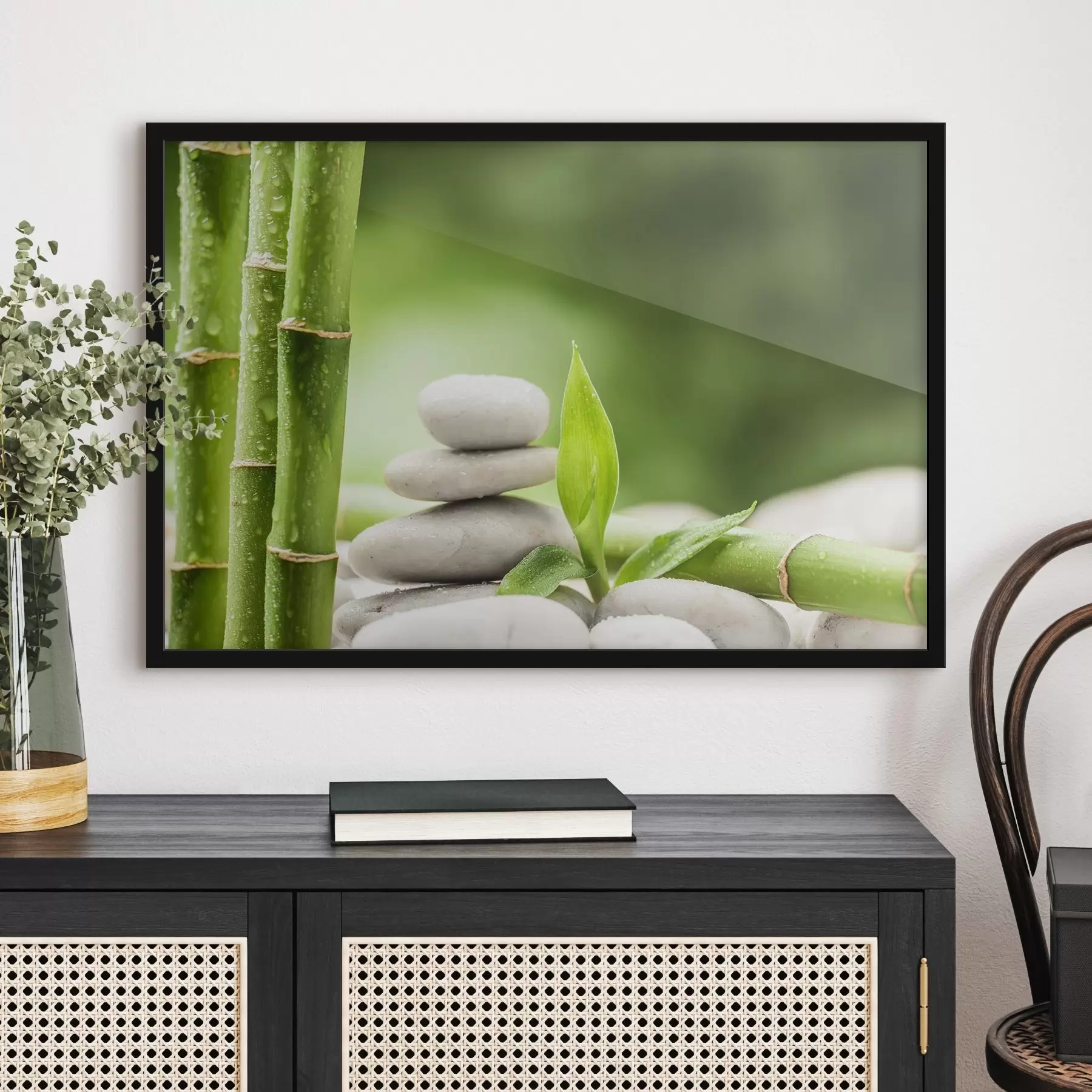 Pilt roheline bambus f34933