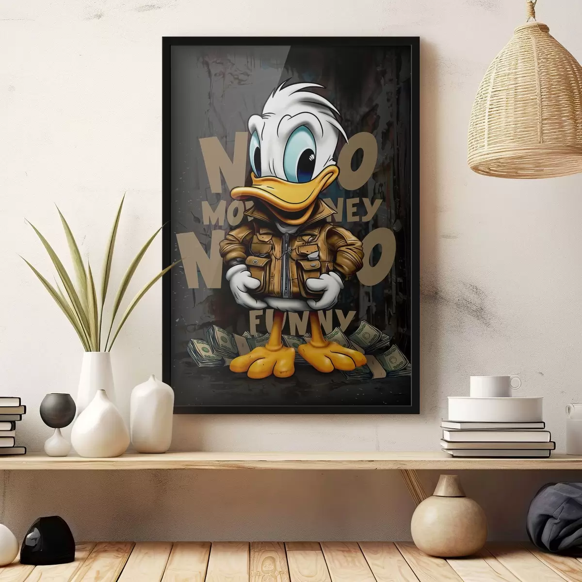 Plakat Donald Duck graffiti kohta f35194
