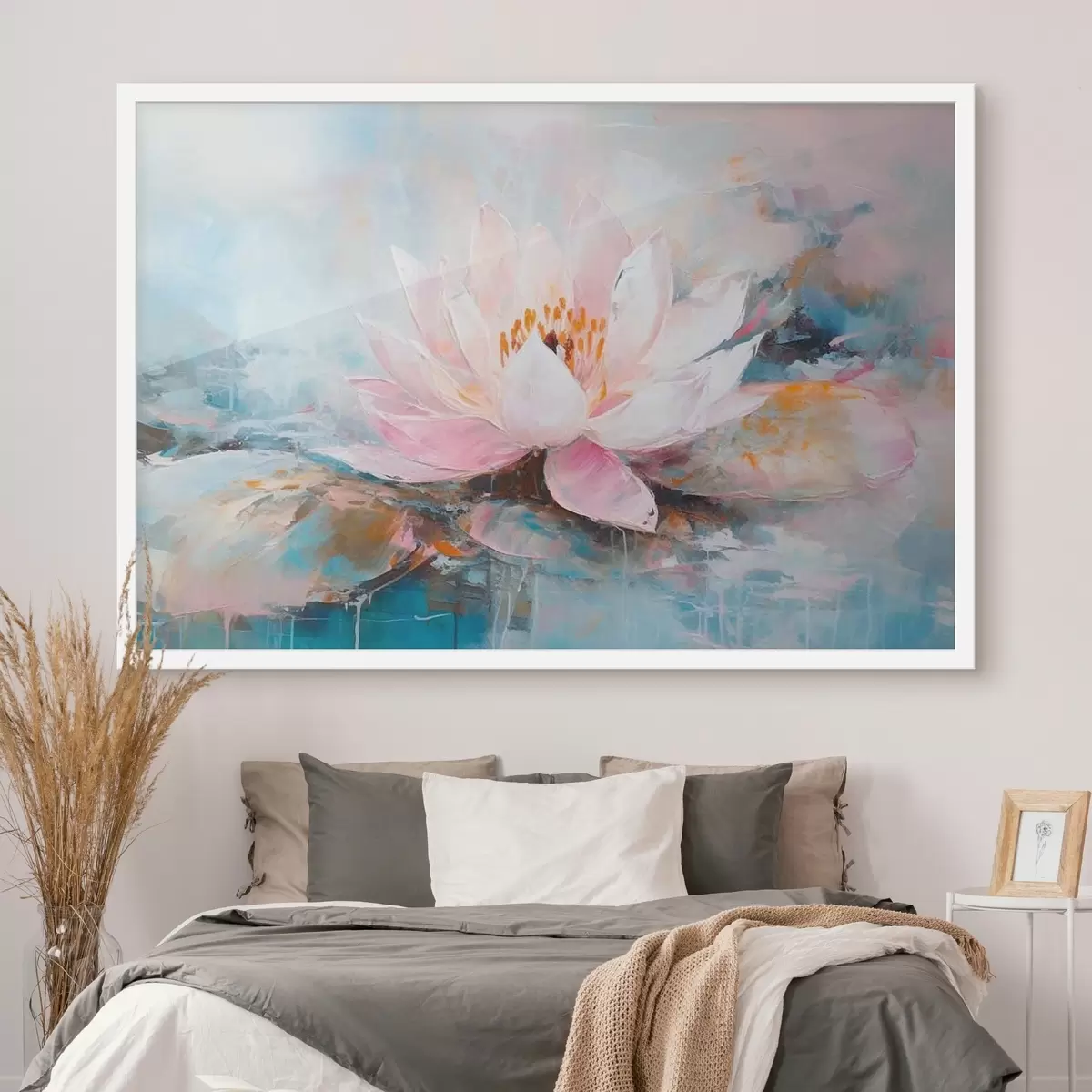 Plakat Akvarell pune illustratsioon f35449