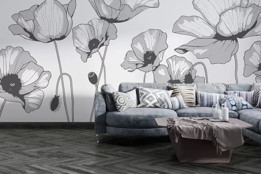 Fototapeedid Mustad ja valged moonid w02528