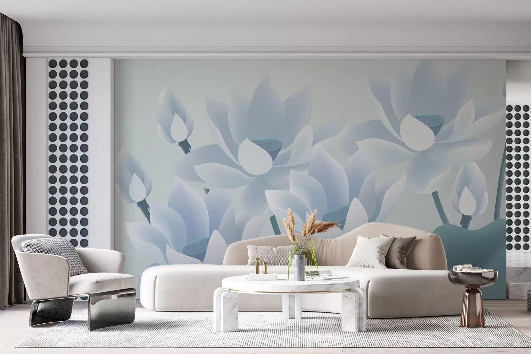 Fototapeedid sinised suured lootosid w02563v1