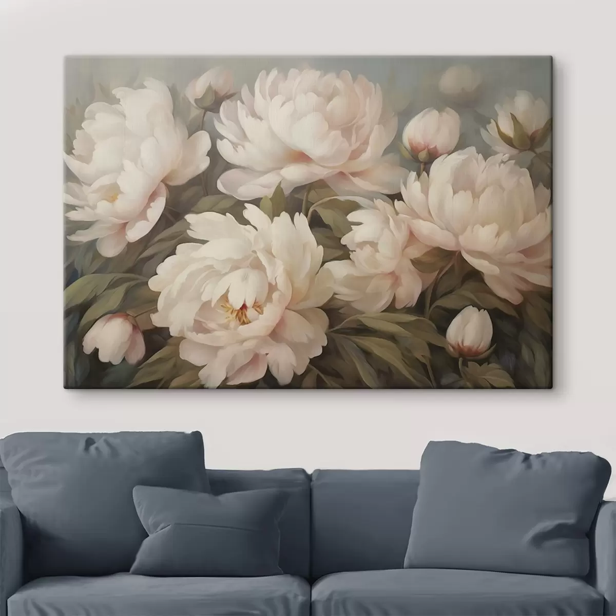 Pilt Lilled ja lehed hägusel taustal s41763