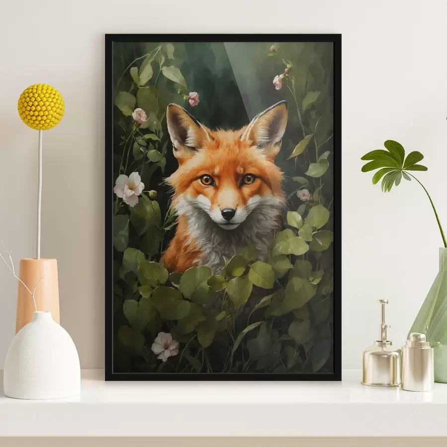 Pilt Rebane põõsastes f41777