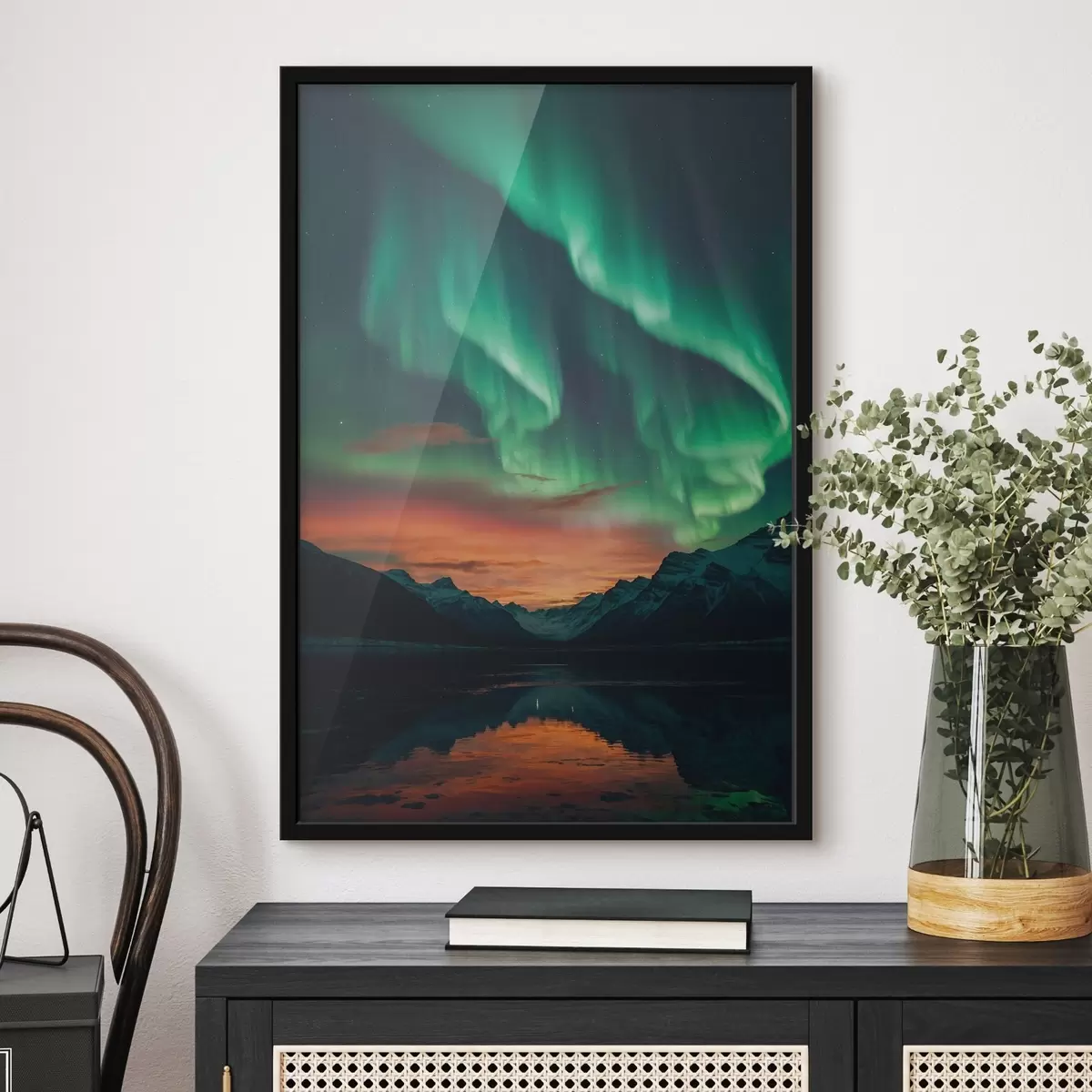 Plakat Põhjatuled üle mägede f41783