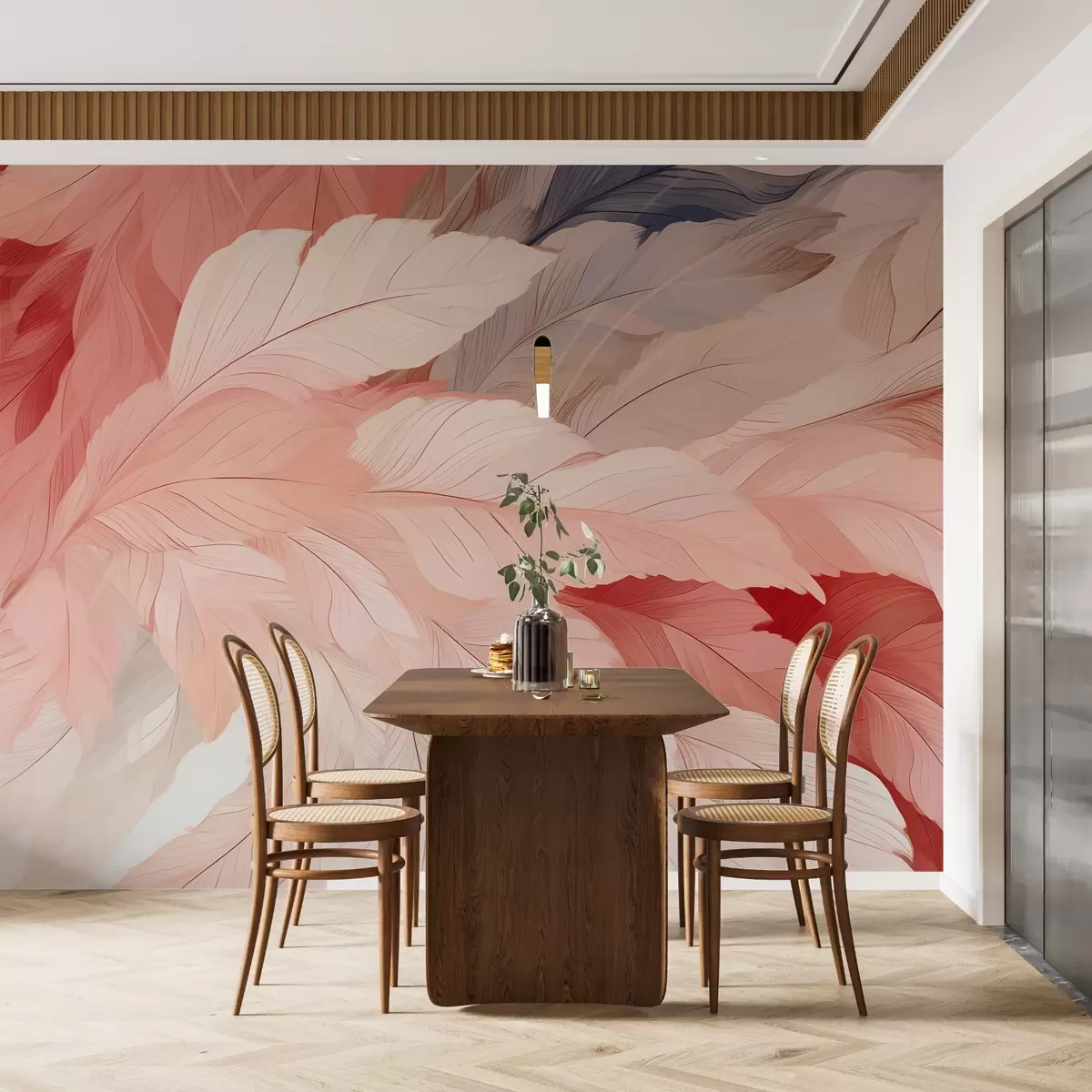 Fototapeedid Õrnade ristlõikedega suled w02598