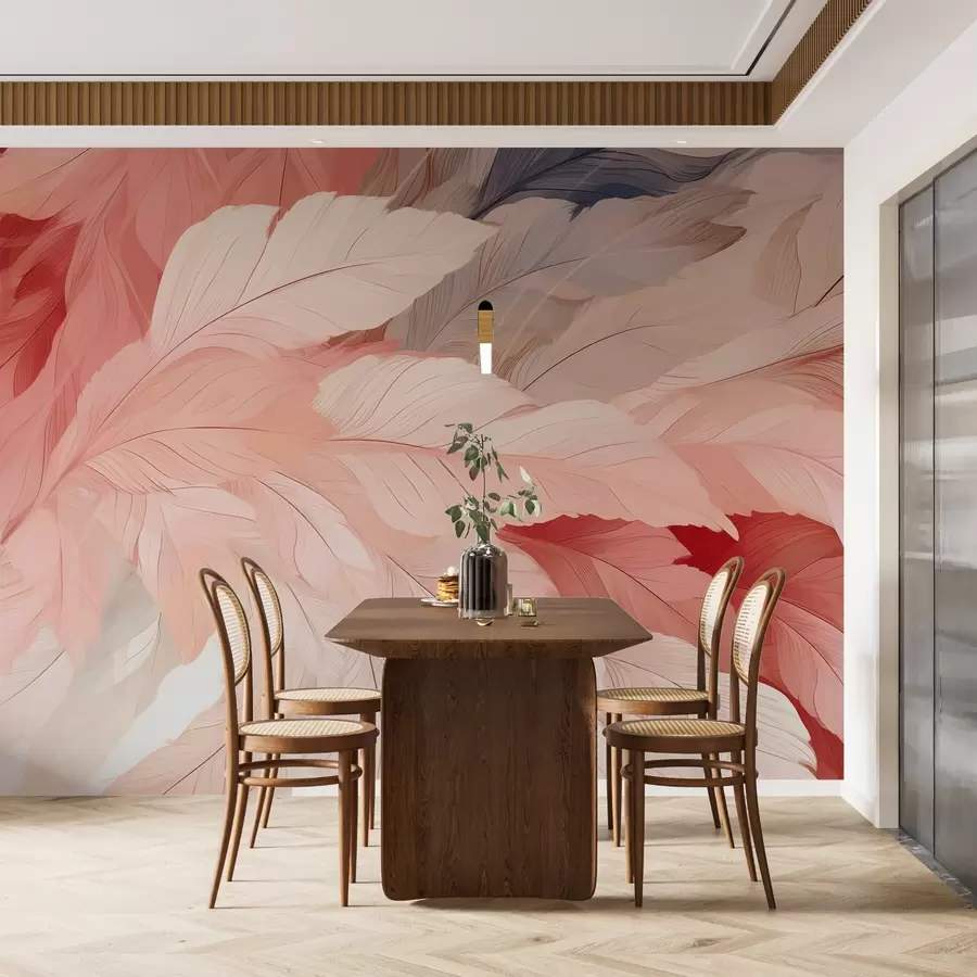 Fototapeedid Õrnade ristlõikedega suled w02598