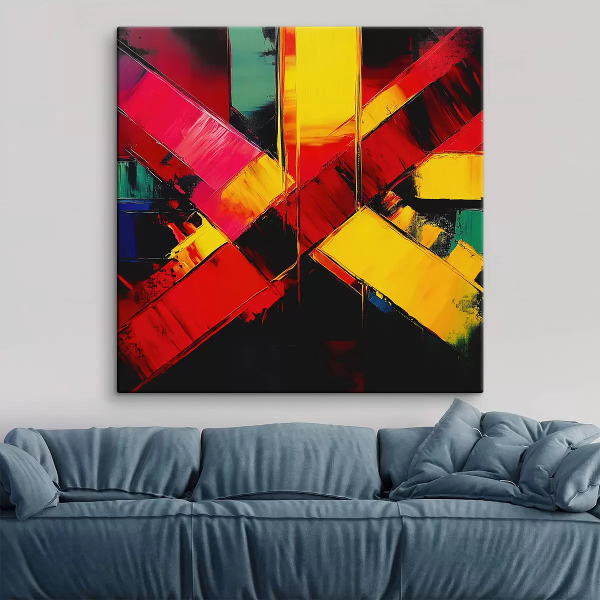 Pilt Mitmevärviline abstraktsioon s42112