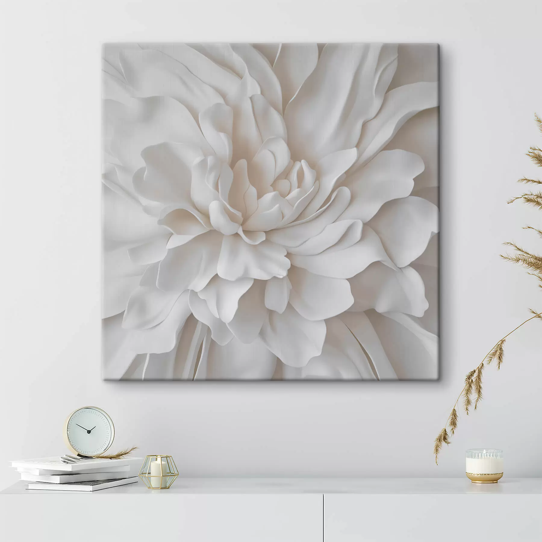 Fototapeedid Suured abstraktsed kroonlehed s42130