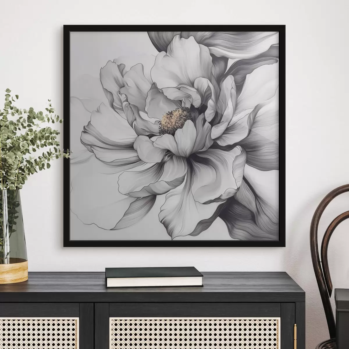 Plakat Suur abstraktne lill f41990