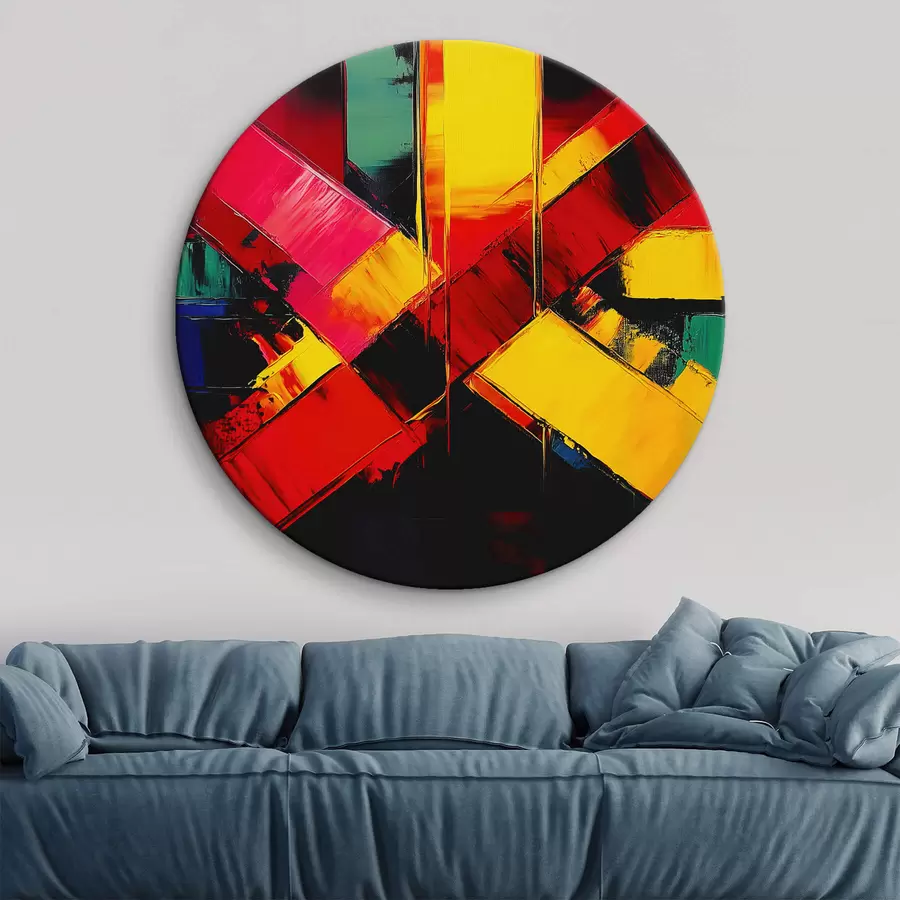 Pilt Mitmevärviline abstraktsioon r42112