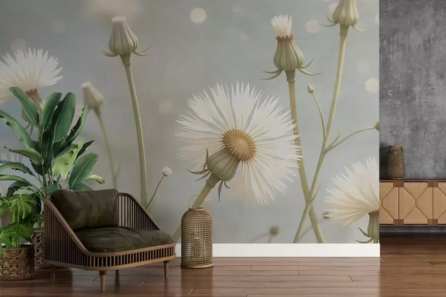 Fototapeedid Värvitud õhulised võililled w02614