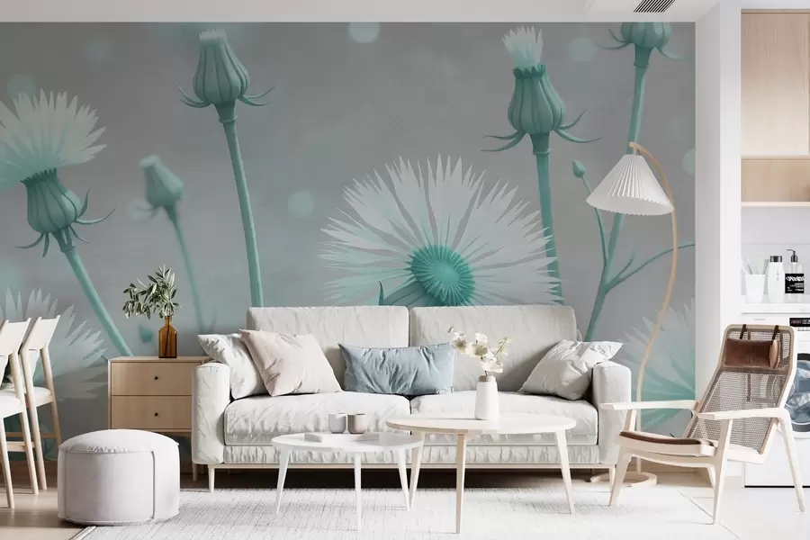 Fototapeedid Värvitud õhulised võililled w02614v1