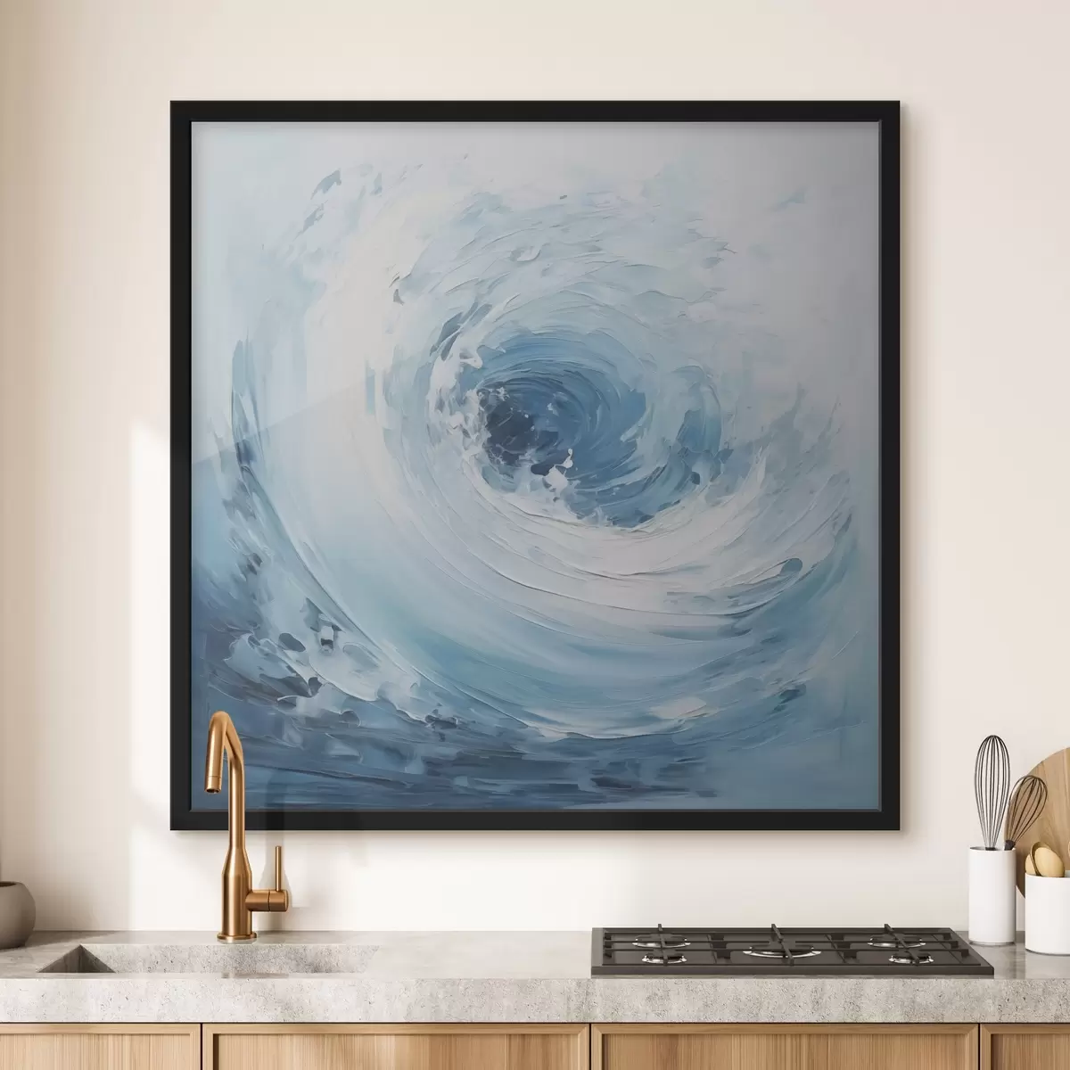 Plakat Abstraktne laine, keeristorm f42136