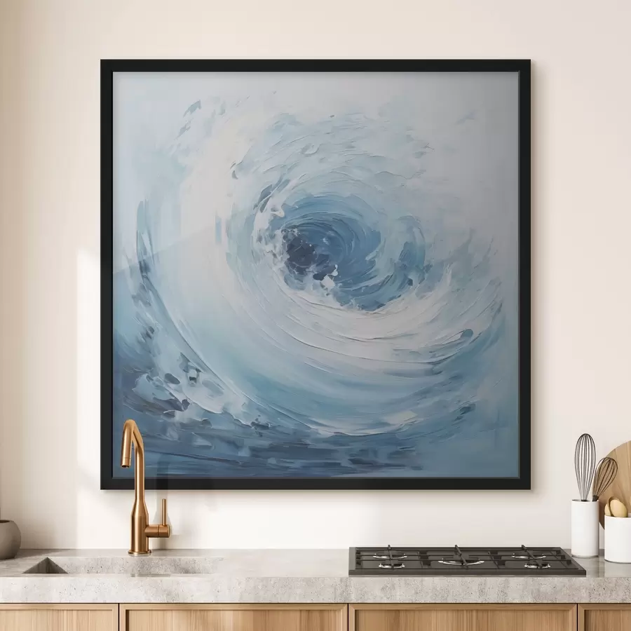 Fototapeedid Abstraktne laine, keeristorm f42136