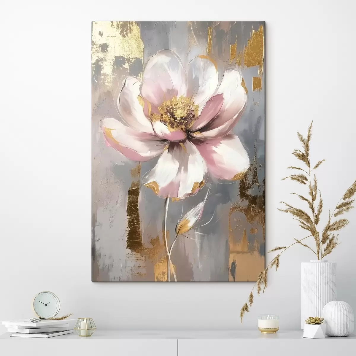 Pilt Lill abstraktsel taustal s42167