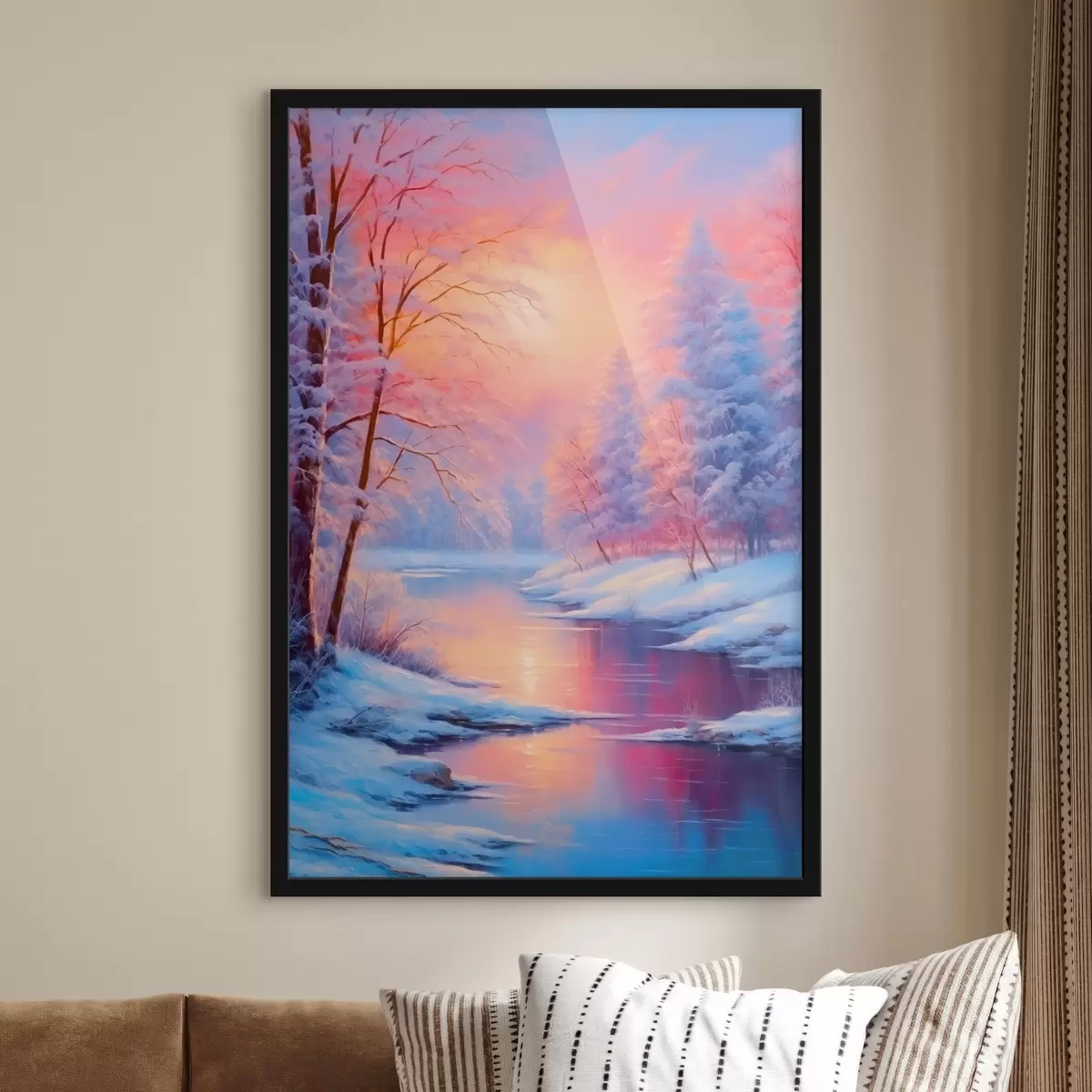 Plakat Talvine muinasjutt jõe ääres f42149