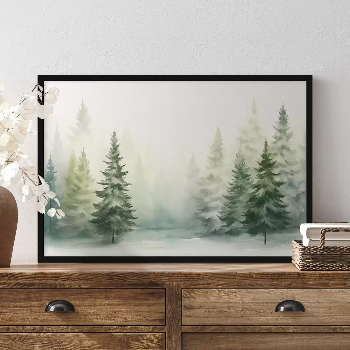 Plakat Udune kuusepuude mets f42154