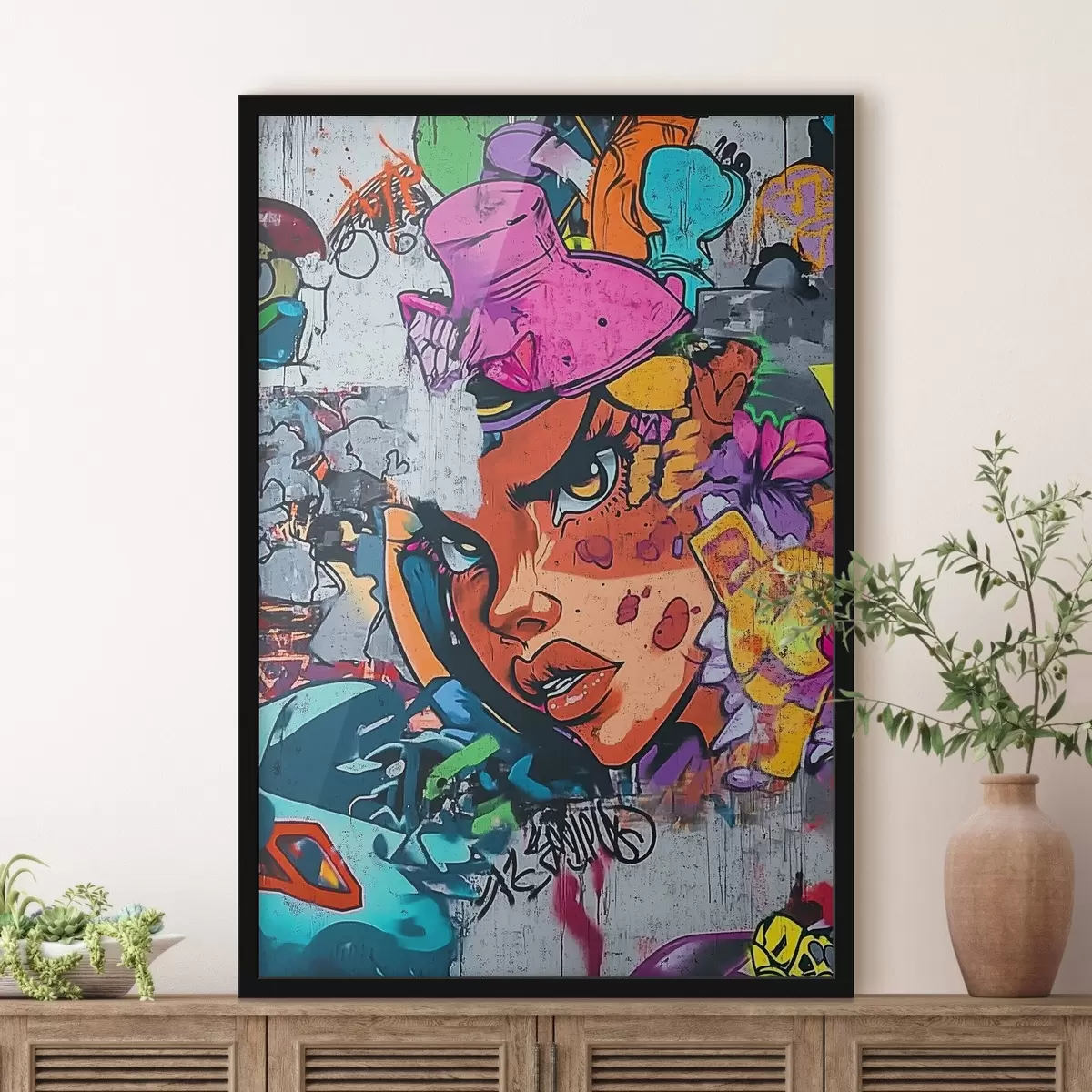 Plakat Hele graffiti portree f42173