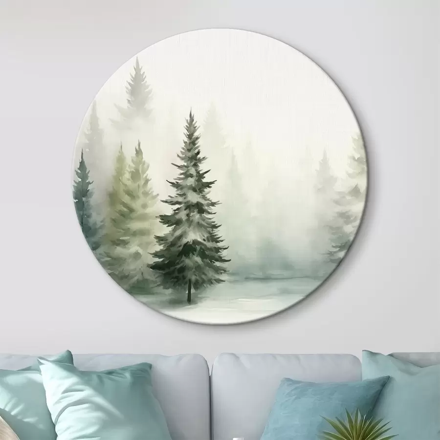 Pilt Udune kuusepuude mets r42154