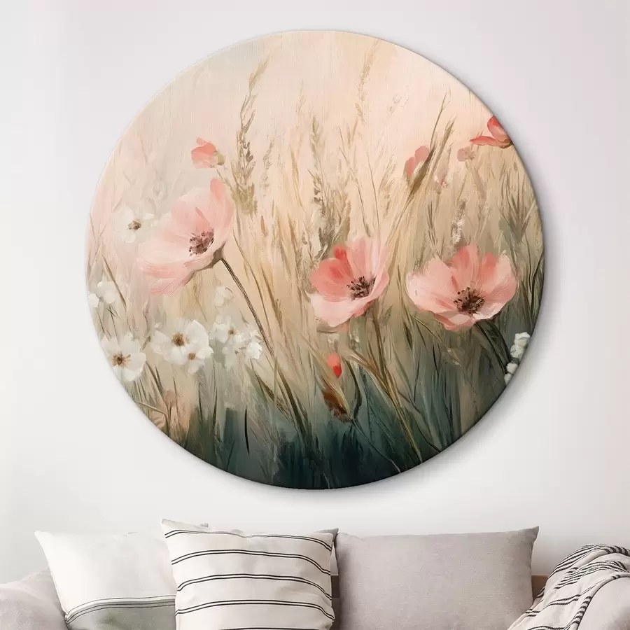 Pilt Lilled heinamaal, maaliline, akrüülstiilis r42209