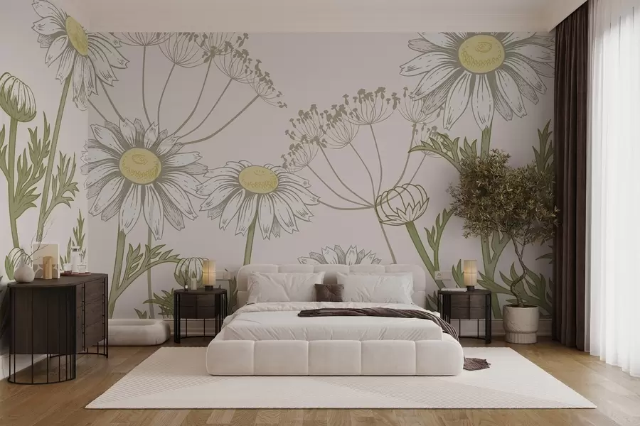 Fototapeedid Daisy väli w02653