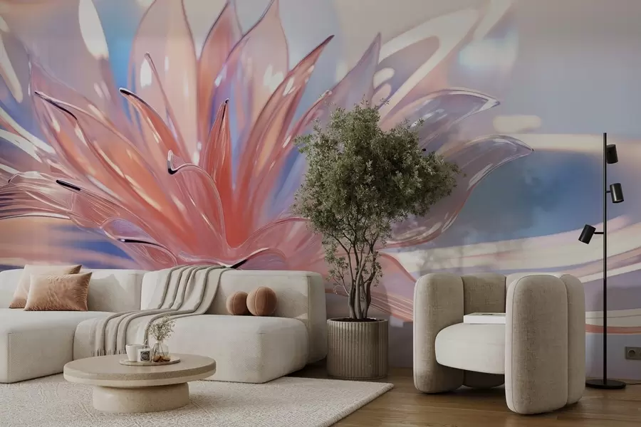 Fototapeedid Suur kristall lill w02623