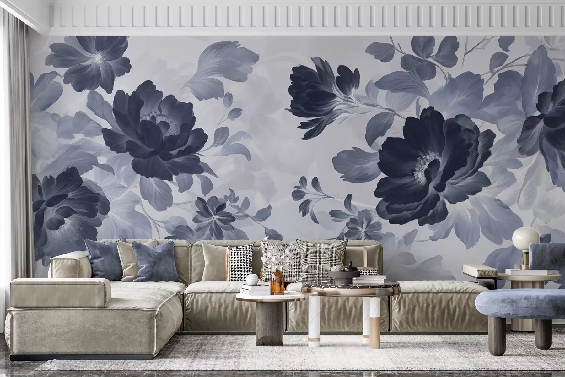 Fototapeedid Pildiline kimp heledal taustal w02675v1