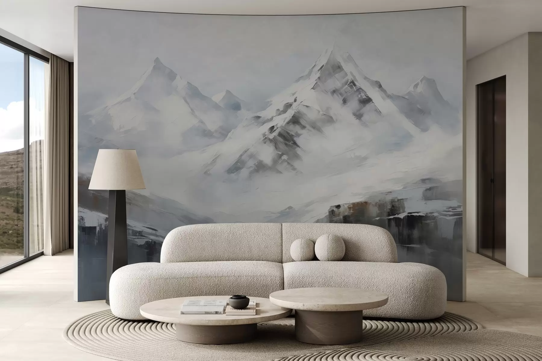 Fototapeedid Stiliseeritud mäed w02681