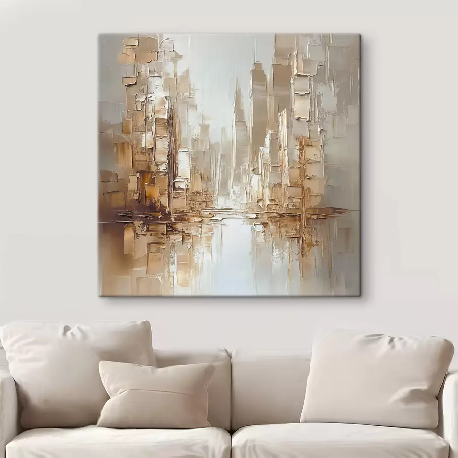 Pilt Abstraktsioon koos pintslitõmmete imitatsiooniga s42132