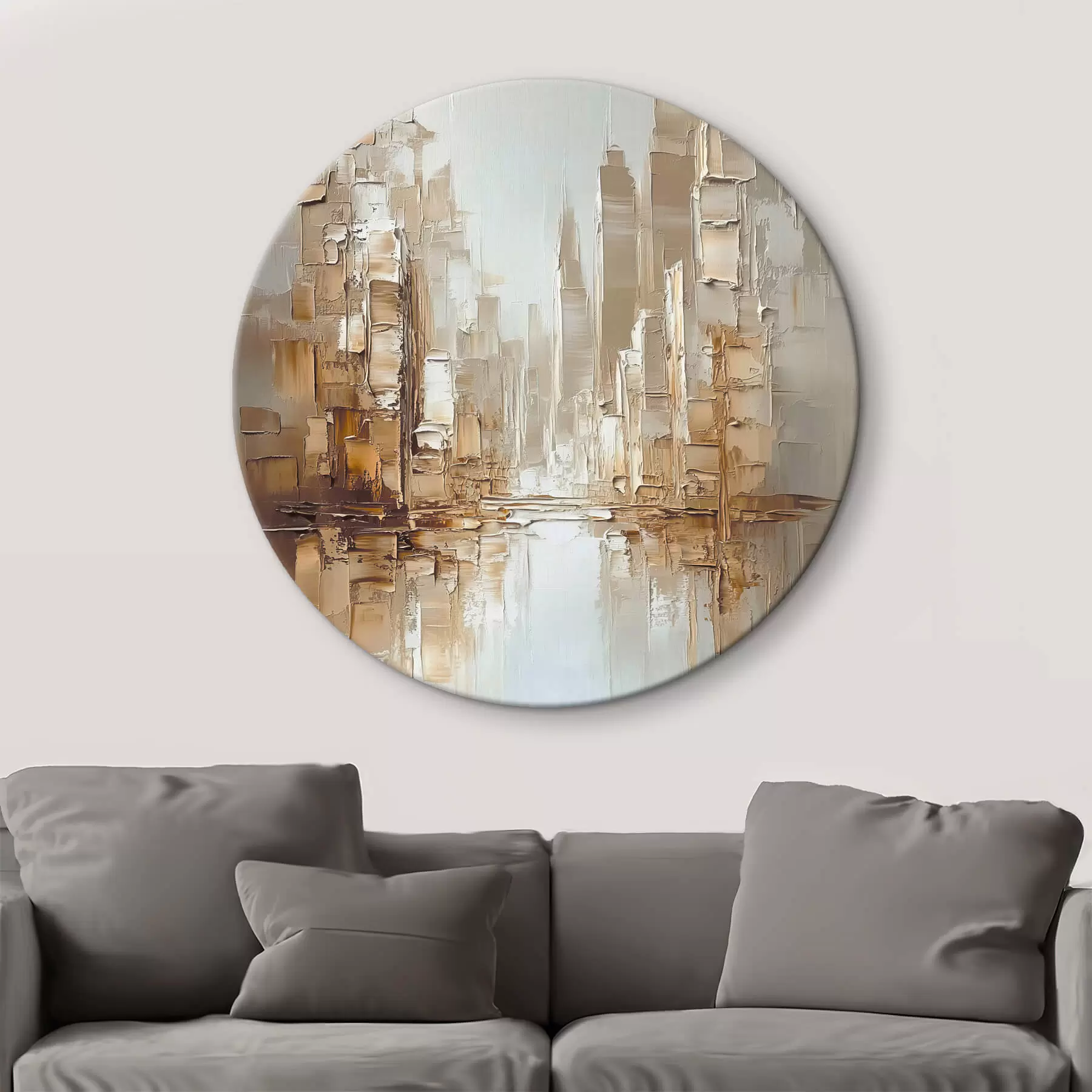 Pilt Abstraktsioon koos pintslitõmmete imitatsiooniga r42132