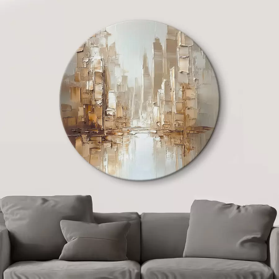 Pilt Abstraktsioon koos pintslitõmmete imitatsiooniga r42132